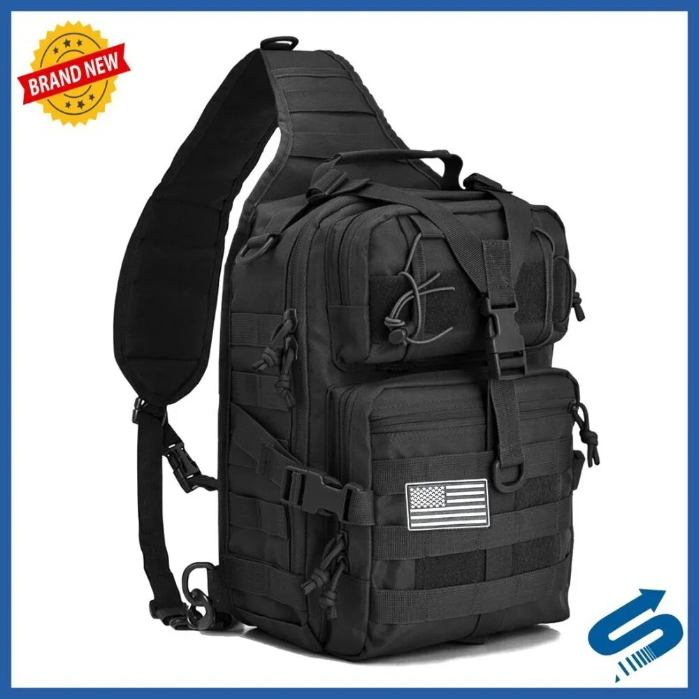Tactical Sling Bag Military Rover Shoulder Backpack EDC Assault Range Bag